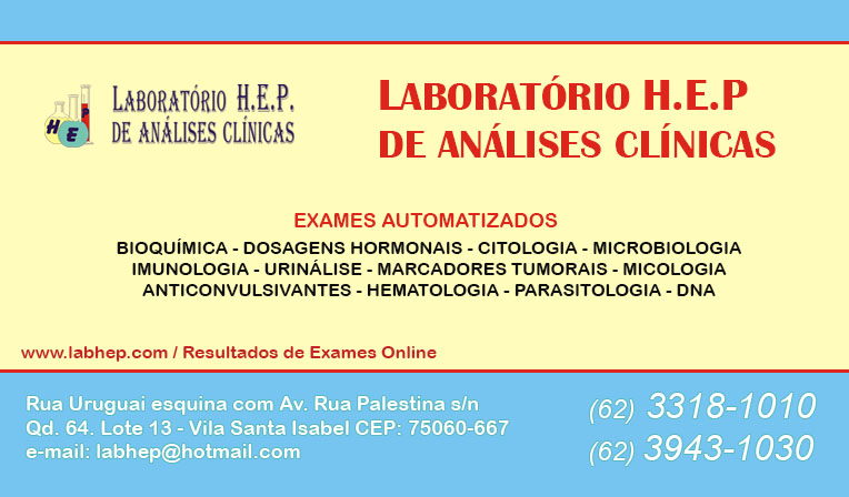 LaboratÃ³rio H.E.P. de AnÃ¡lises ClÃ­nicas